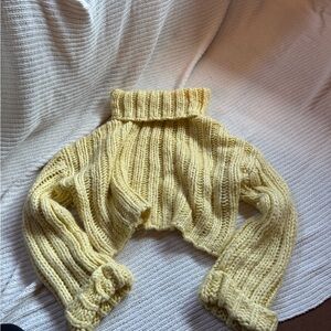 Cozy Yellow Turtleneck Sweater